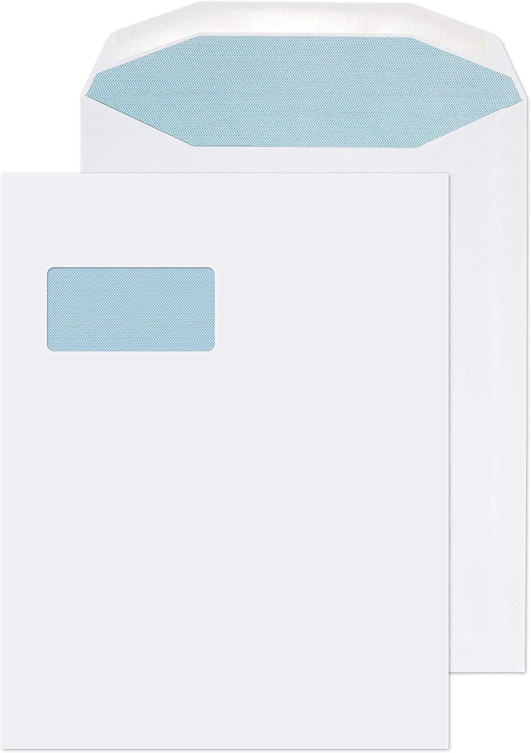 Blake Purely Everyday 310 x 238 mm 100 GSM Gummed High Window Mailer Envelopes (SI-90) White - Pack of 250