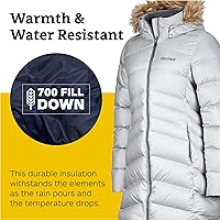 Vista 4 de MARMOT Chaqueta acolchada de plumón Montreal hasta la mitad del muslo para mujer