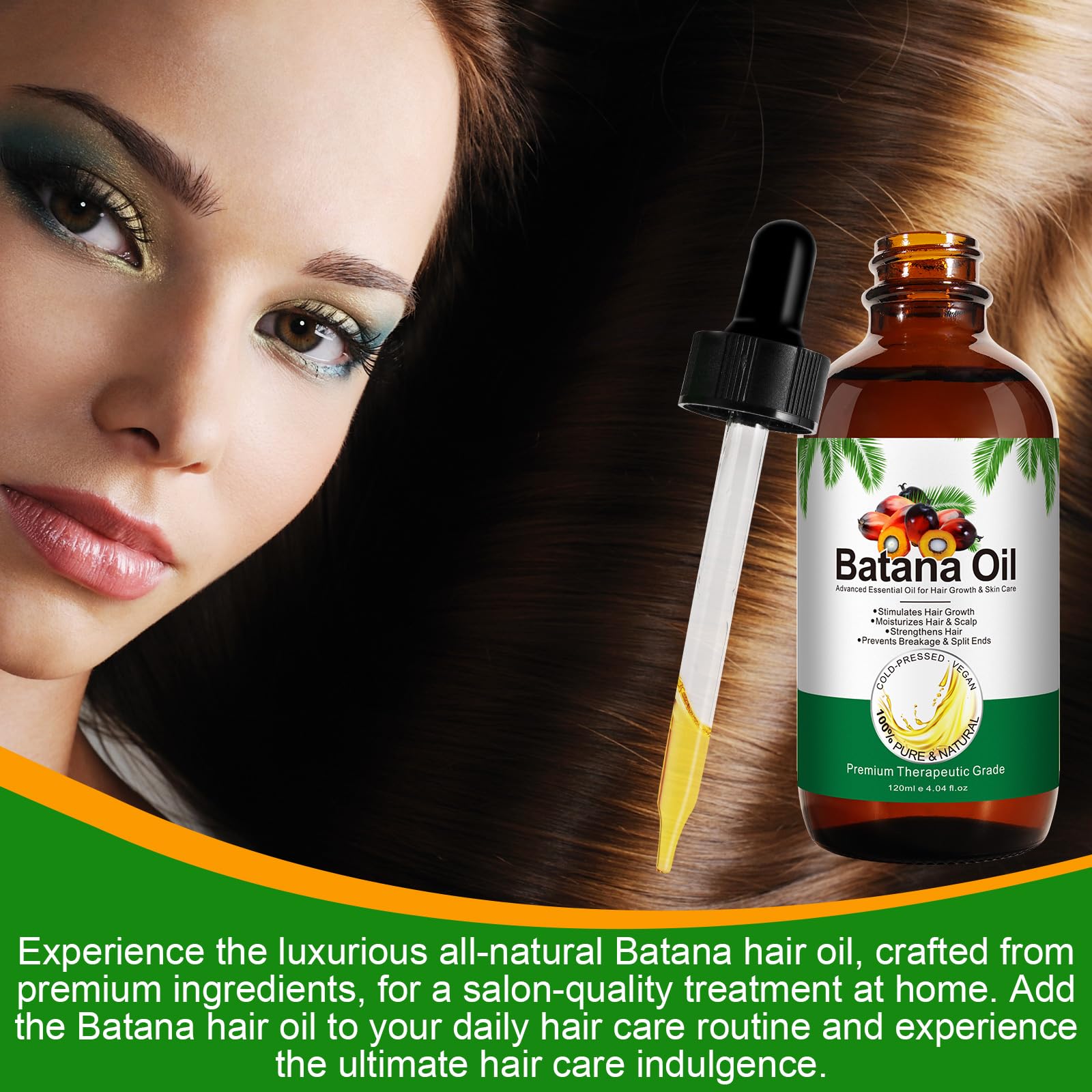 Aceite de Batana 100% Puro Prensado en Frío 120 ml para Crecimiento del Cabello