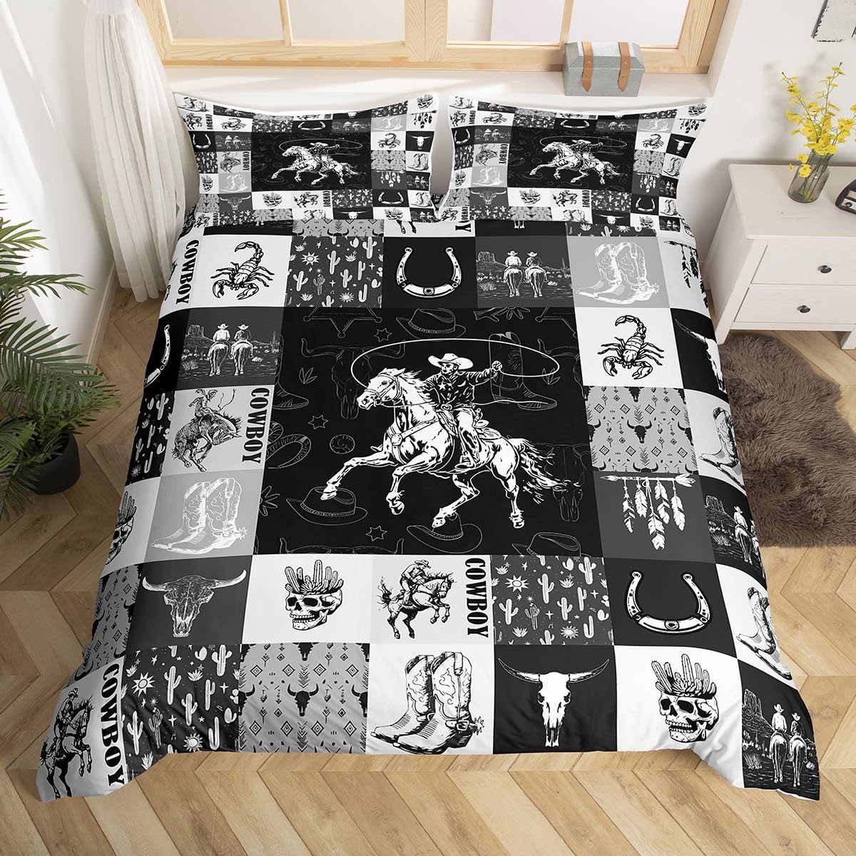 Erosebridal Golden Gate Bridge Duvet Cover, San Francisco Bedding Set Queen, Hand Drawn American Theme Architecture Comforter Cover, Ocean Mountain Room Decor Vintage White Quilt Cover