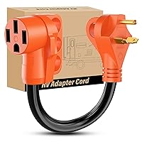 Vista 22 de Nilight Cable adaptador de bloqueo para caravana de 15 amperios a 50 amperios de cobre puro resistente calibre 10 ETL listado 5-15P a SS2-50R