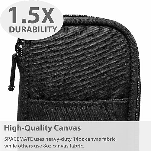 Miniatura 3 de SPACEMATE - Estuche para lápices, bolsa, caja, suministros escolares para niñas, niños y chicos, lindos artículos preppy de gran capacidad,