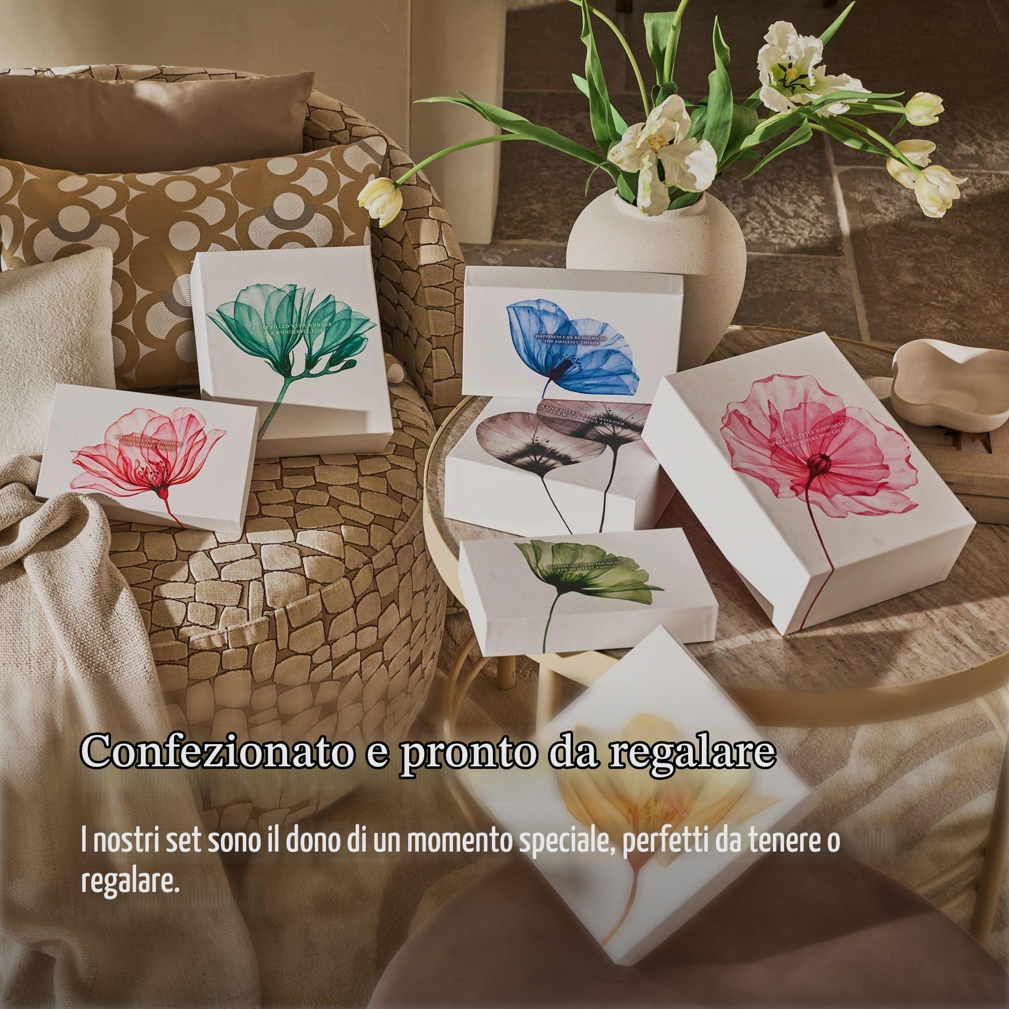 RITUALS Cofanetto regalo donna The Ritual of Mehr, S – Set regalo donna con 4 prodotti per la cura del corpo e della casa – Set bagno con arancia dolce e legno di cedro energizzanti