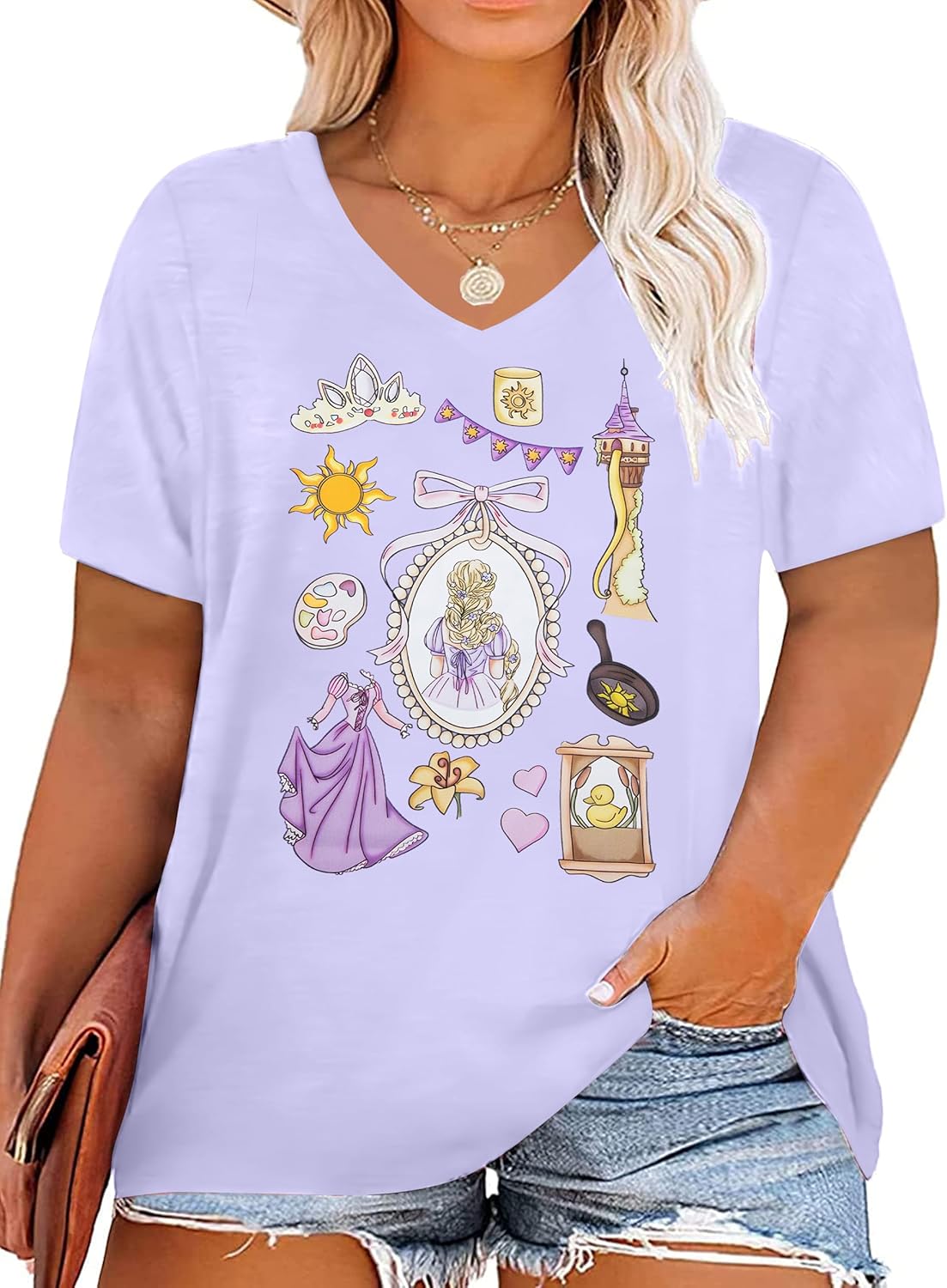 Plus Size Magical Shirt for Women Magic Kingdom Tshirt Castle Graphic Tee Family Vacation Short Sleeve Tie Dye Tops