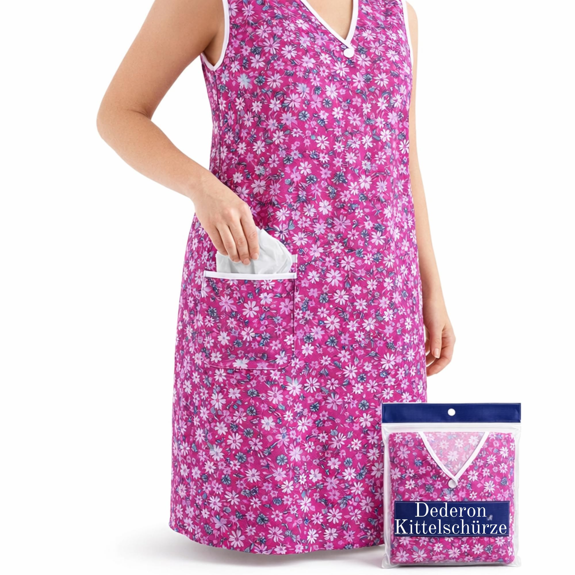 ostprodukte-versand Dederon Kittelschürze Damen DDR - Größe 36