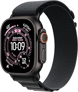 Apple Watch Ultra 3 [GPS + Cellular 49mm] Running & Multisport Smartwatch w/Rugged Titanium Case w/Black Alpine Loop - L. Satellite Communications, Advanced Health & Fitness Tracking
