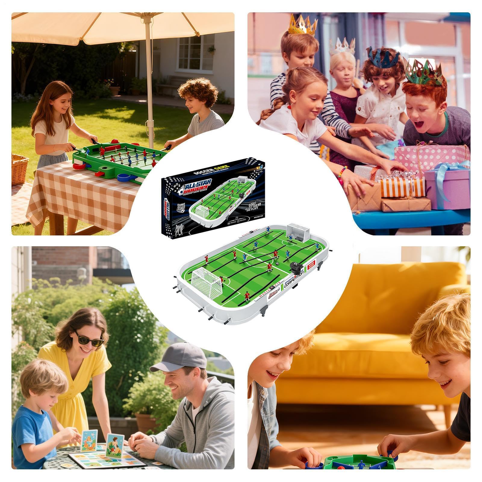 Genérico Fútbol de Mesa Juguetes interactivos futbolísticos y Deportivos | Futbolín de mesa para Niños y Adultos, en Interiores, Hogar, , Familia, Viajes, Sala de Juegos