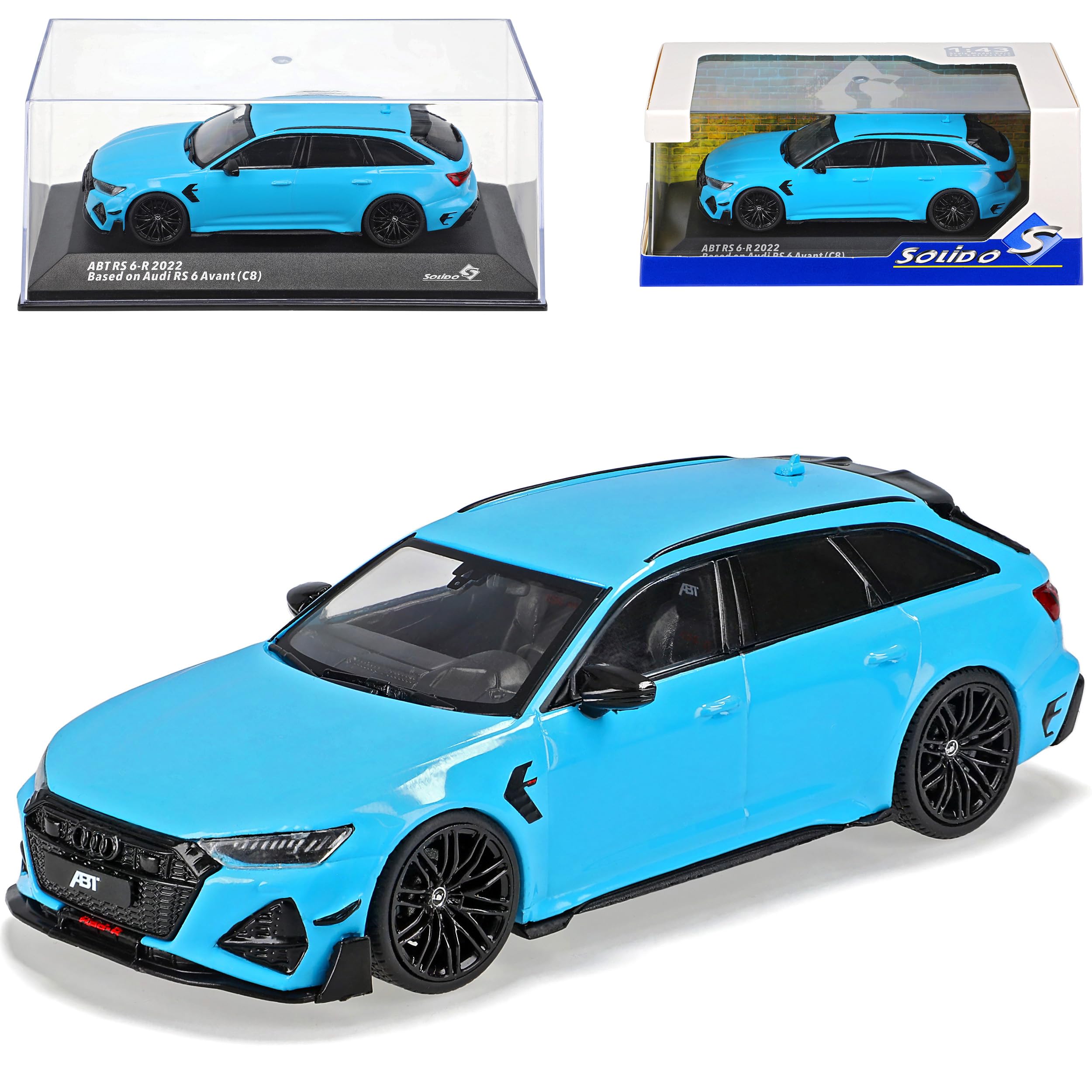 AUDI ABT RS6 R MIAMI BLUE 1:43 ÖLÇEKLİ MODEL ARABA bestelhobi on - 1309691875