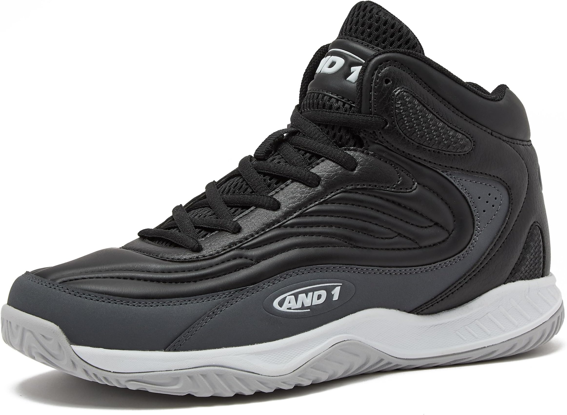 Pulse 3.0 Basketball Shoes for Men, Indoor or Outdoor, Street or Court Basketball Sneakers Men - Black, Red, or White Size 7 to 15