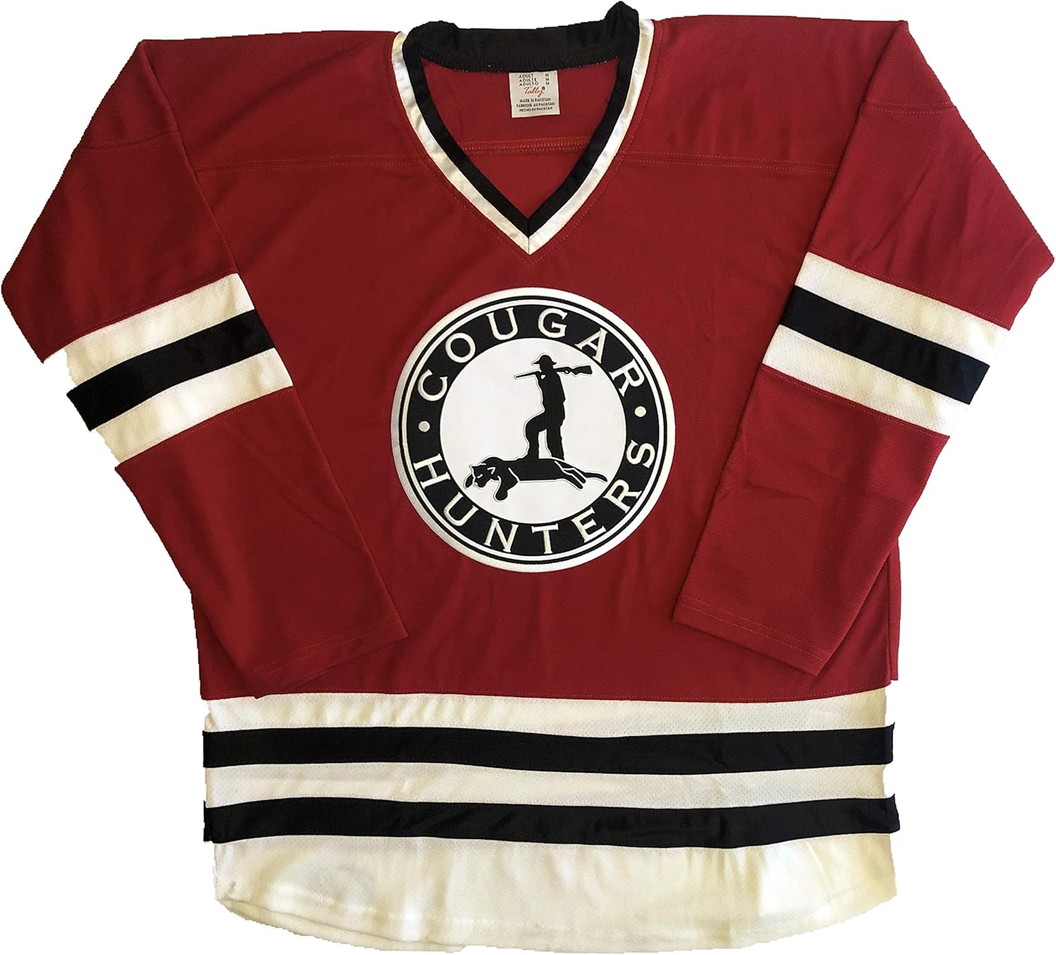 Cougar Hunters Jerseys - We are Ready to Customize with Your Name and Number (Red, Adult S)