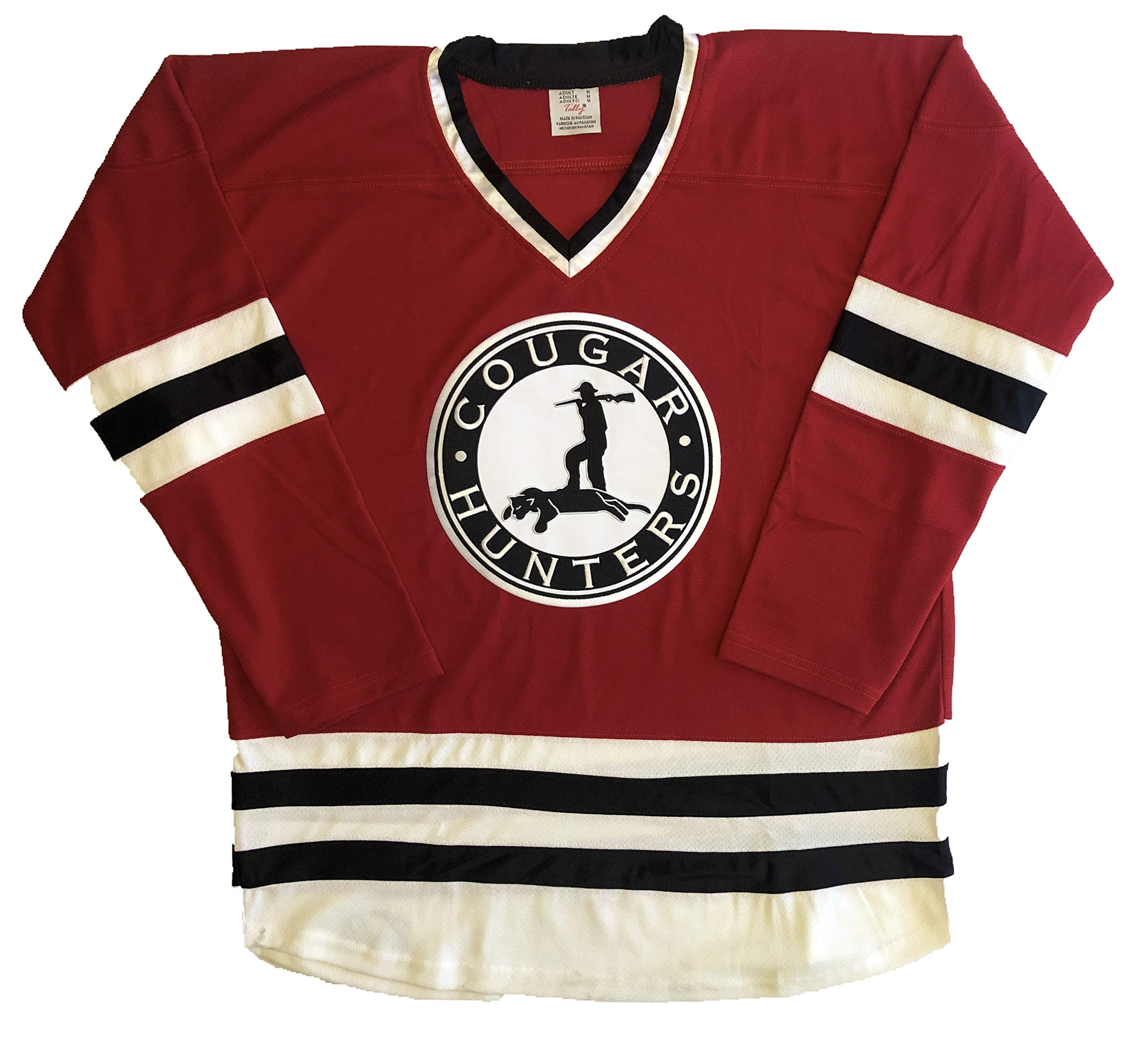 Cougar Hunters Jerseys - We are Ready to Customize with Your Name and Number (Red, Adult S)