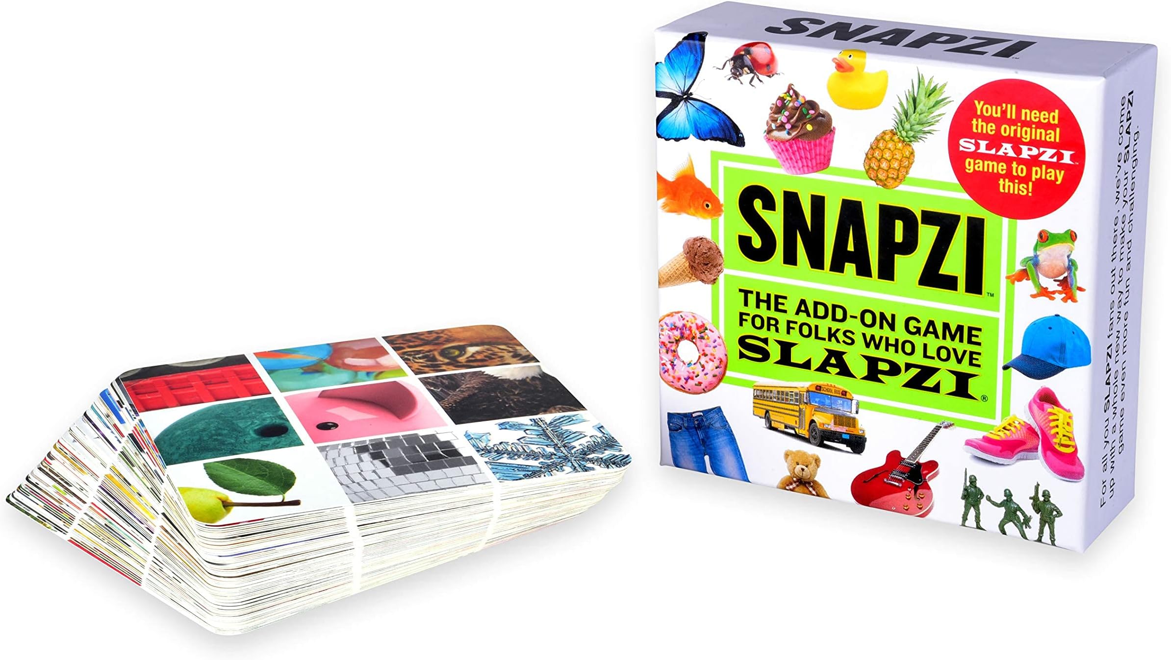 TENZISNAPZI - The Add-On Party Card Game for Folks Who Love SLAPZI - 2-10 Players - Ages 8-98