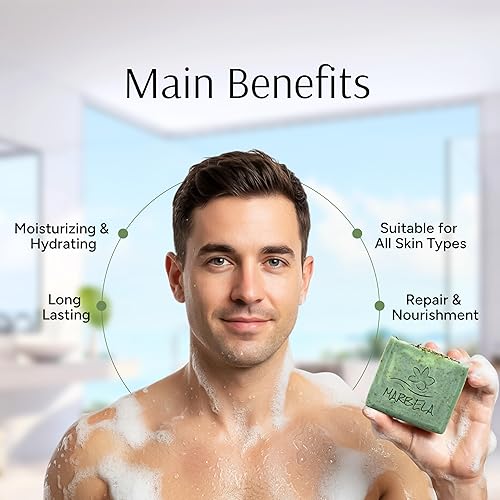 Miniatura 20 de Marbela Cosmetics Aloe Vera Handmade Soap Bar - Made in USA, Vegan Friendly, Palm Oil Free, Natural Bar Soap - Gentle Face & Body Soap for Daily