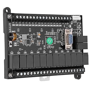 Hilitand FX1N?30MR PLC Industrial Control Board Delay Relay Module with Analog DC 10?28V Programmable Controller