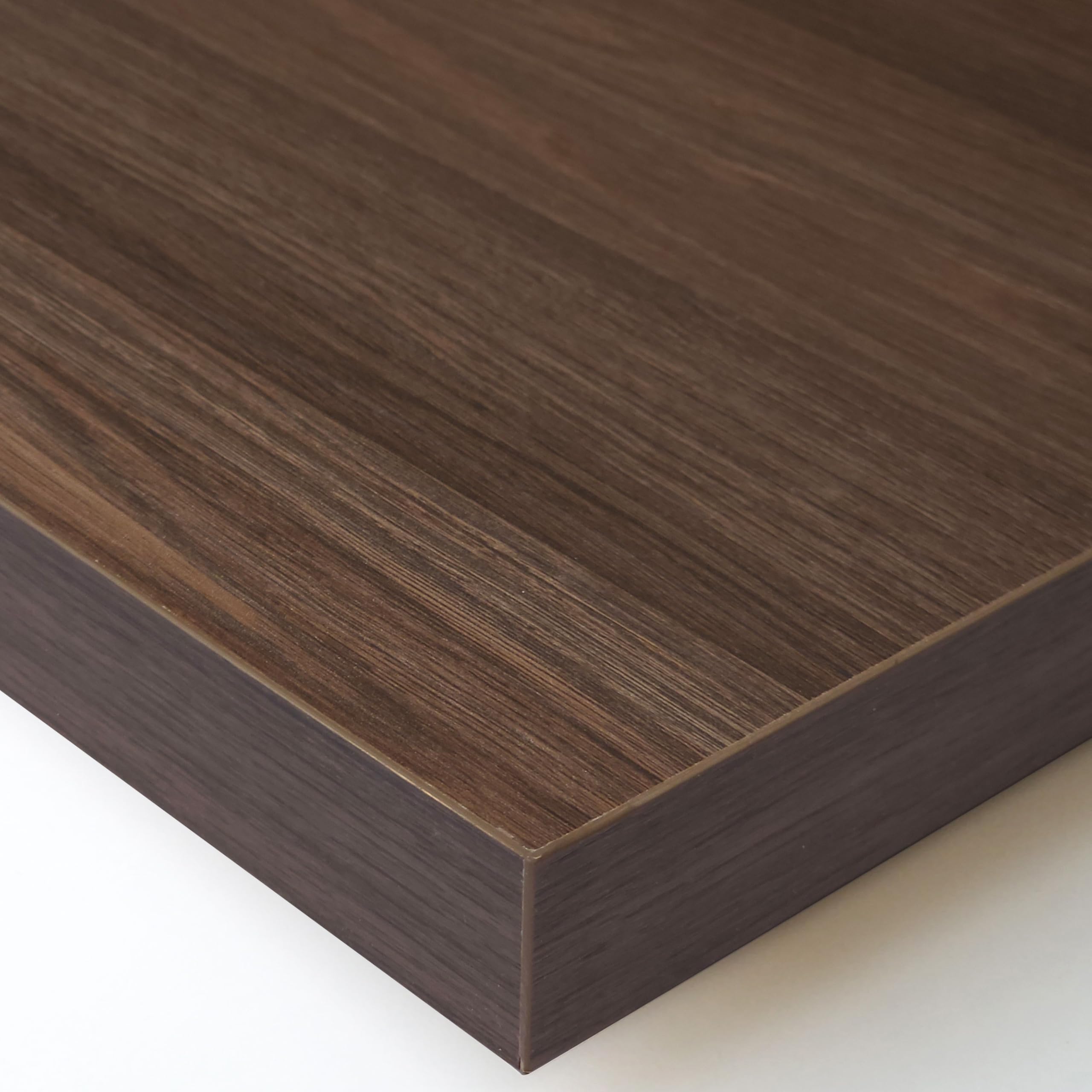 Skraut Home | Mueble TV | Muebles de salón, almacenaje | 315x50x35 cm | para televisión hasta 80" | Chimenea eléctrica XXL | Colgado, Suspendido | Estilo Moderno | Roble Oscuro y Negro