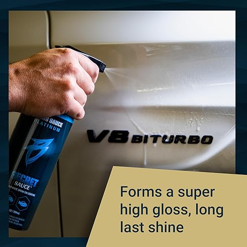 Miniatura 5 de Bling Sauce Platinum Secret Sauce, el mejor recubrimiento en aerosol para superficies pintadas, automóviles, camiones, motocicletas de cerámica de