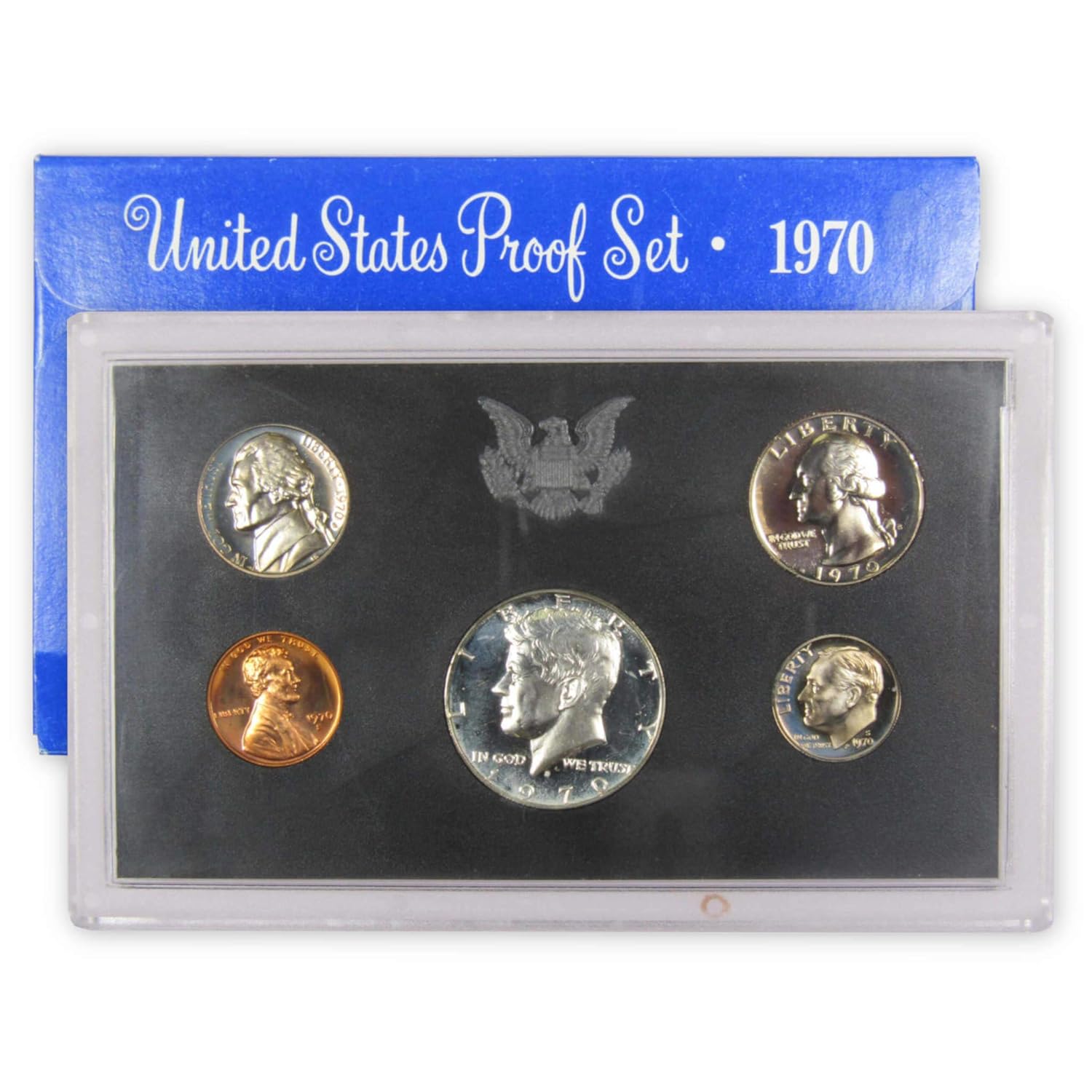1970 Clad Proof Set U.S. Mint Original Government Packaging OGP Thumbnail