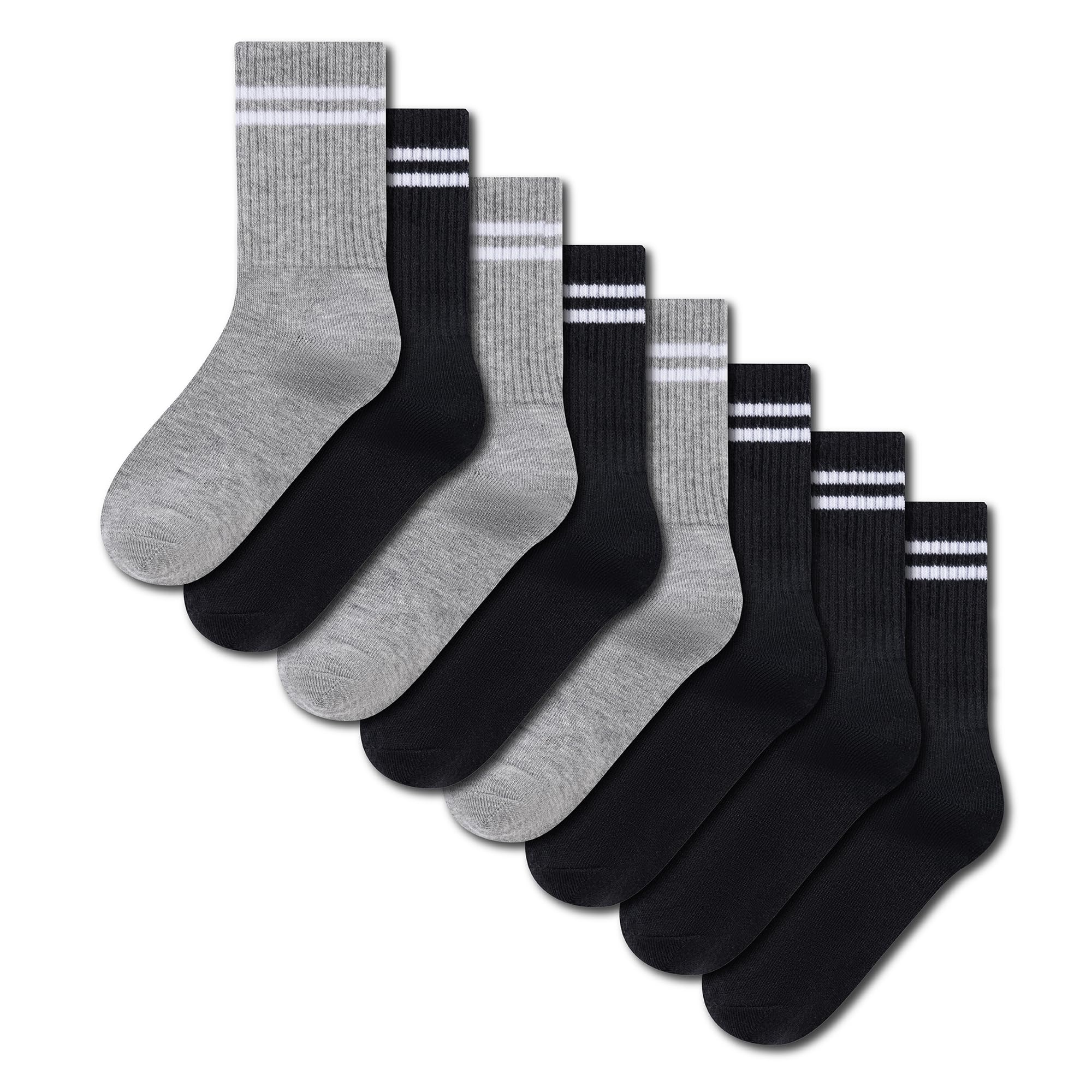 The Essentials Wardrobe Boys 8 Pack Assorted Tew 8 Pack Sports Ankle Socks - Uk 4-6/Eu 37-40 - Assorted