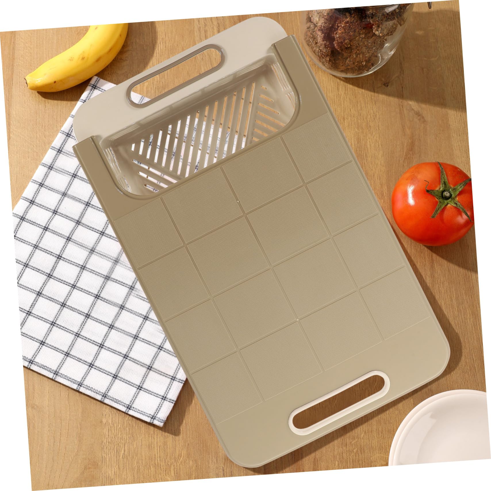 Tabla de Cortar Multifunción Retráctil de Plástico PP para Cocina