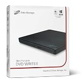 Hitachi-LG GP60 External DVD Drive, Slim Portable DVD Burner/Writer/Player for Laptop, Windows and Mac OS Compatible, USB 2.0, 8x Read/Write Speed – Black
