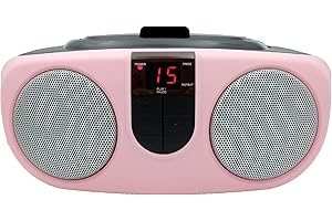 PROSCAN Portable CD Player Boombox with AM/FM Radio