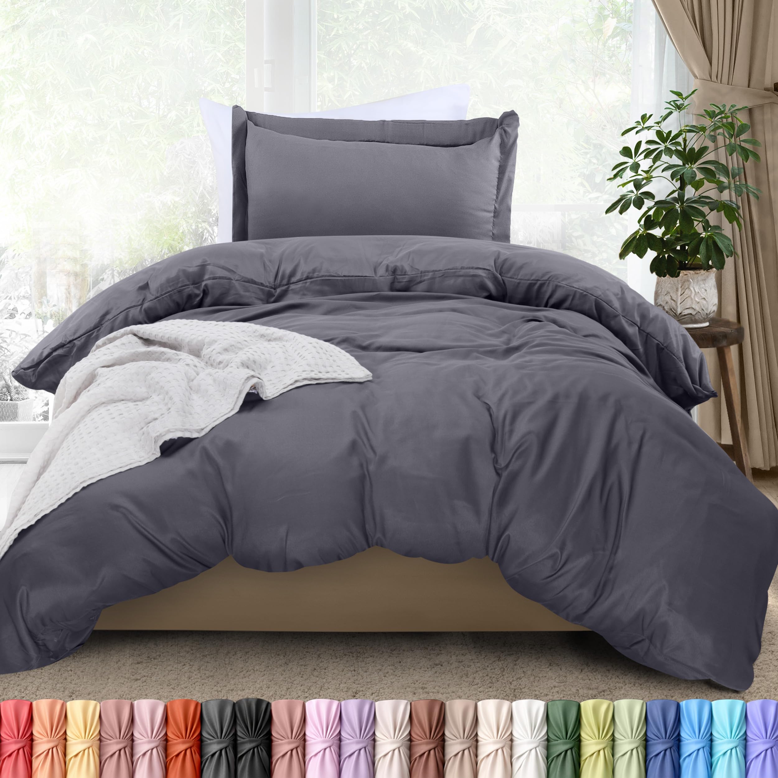 Amazon.com: Utopia Bedding Duvet Cover Twin Size - 2 Piece with