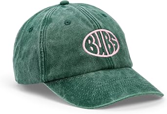BUBS | Vintage Denim Baseball Cap | Washed Cotton, Embroidered Logo, Casual Style