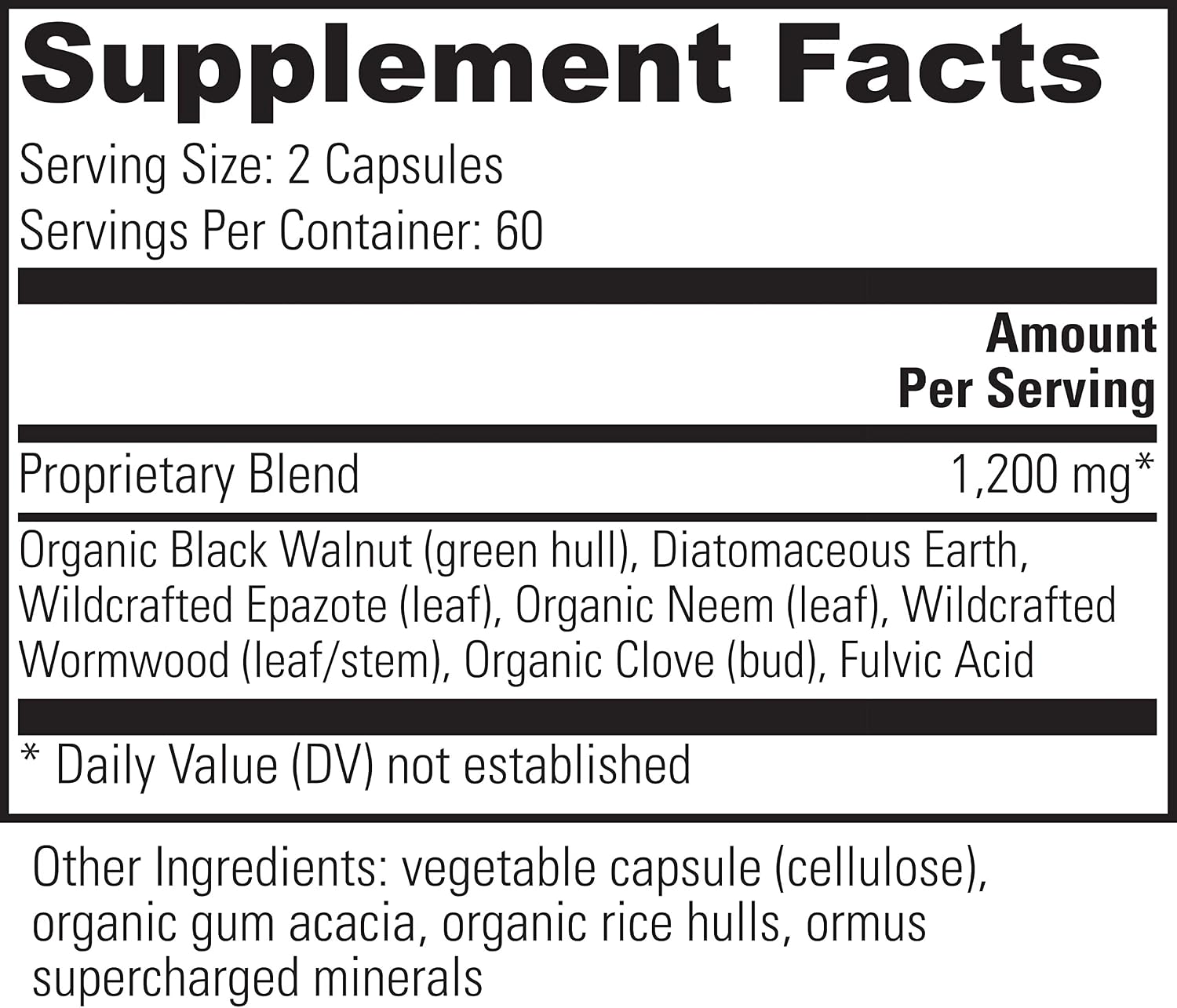 Global Healing Paratrex - 120 Capsules