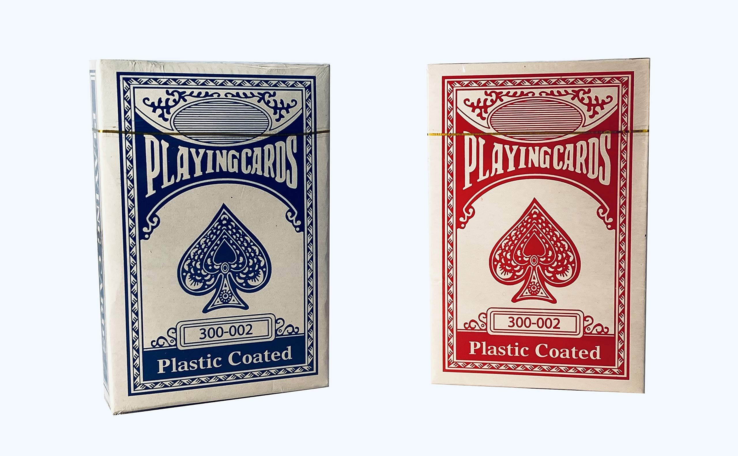 #47 — 2 Decks of Professional Plastic Coated Playing Cards Poker S...