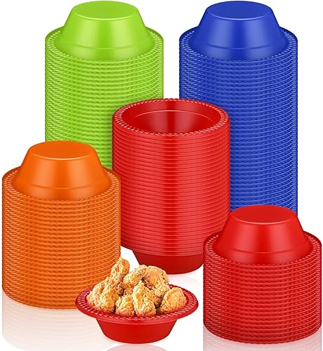 Miniatura 8 de Lallisa 160 cuencos de plástico desechables de 12 onzas para postre, helado, aperitivos, ensalada, sopa, cuencos para servir alimentos para fiestas