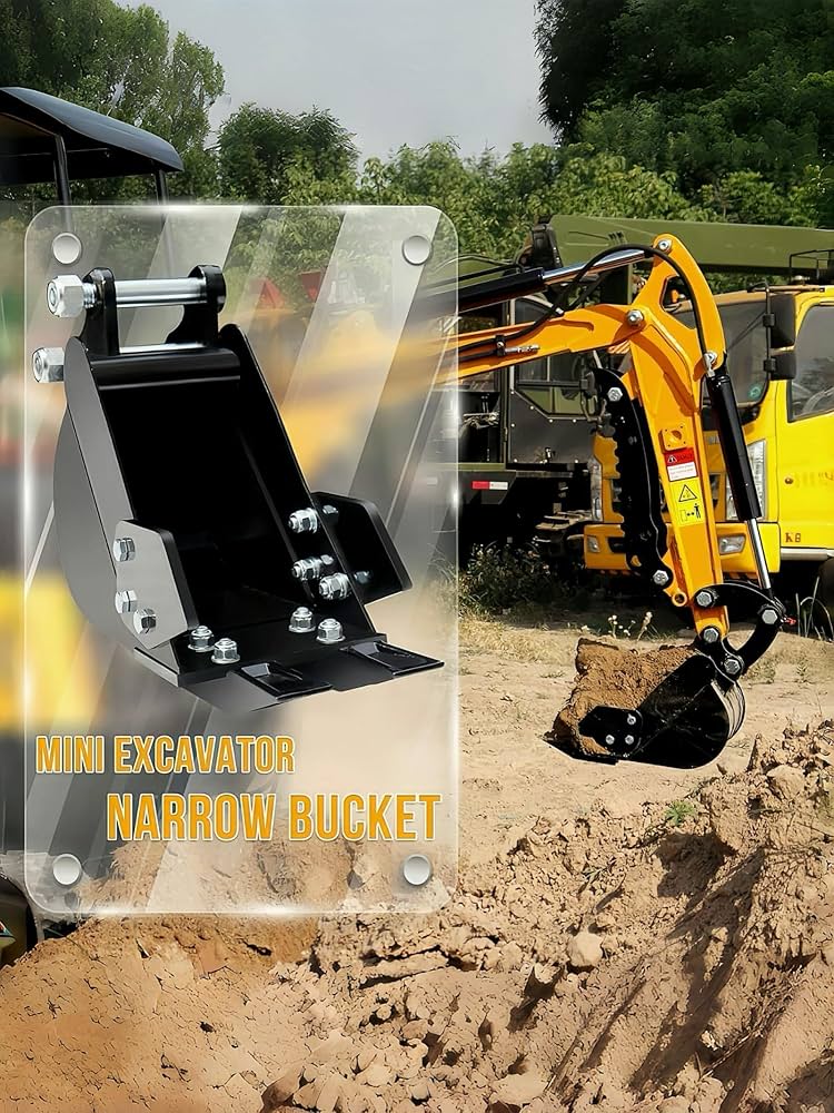 【83cm】SSK mm23mx ADSK Attachments 200mm Narrow Bucket: Attachment for Mini