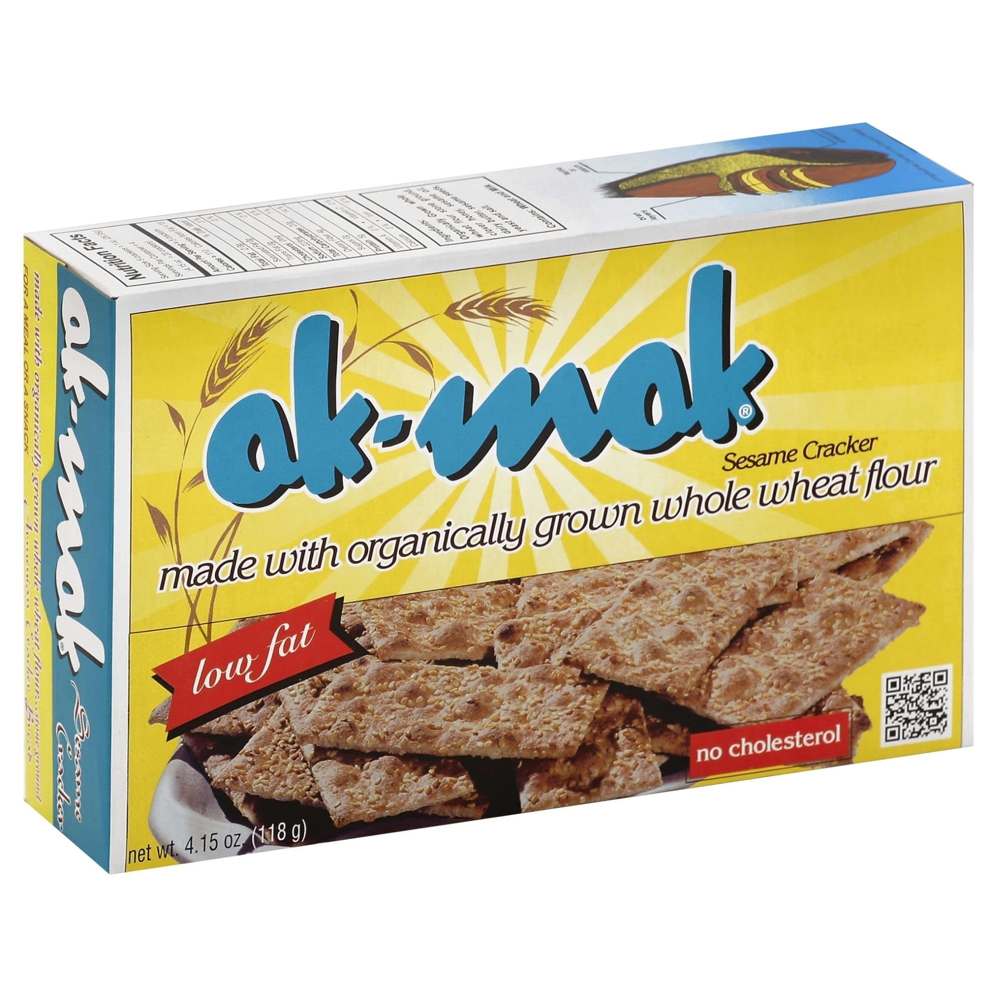 Ak-Mak, Sesame Crackers, 4.15 Oz