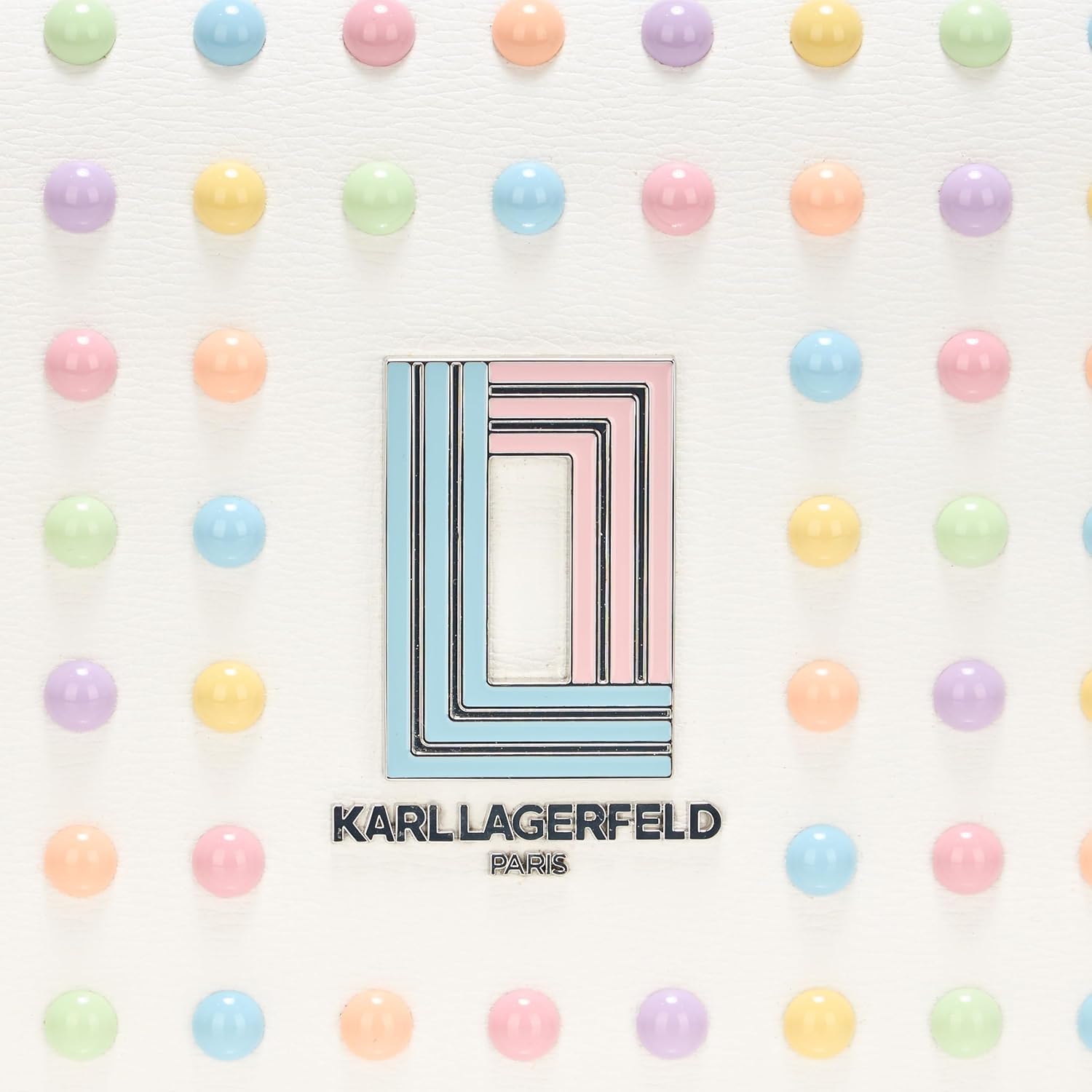 KARL LAGERFELD Women's Simone Studded Satchel Crossbody