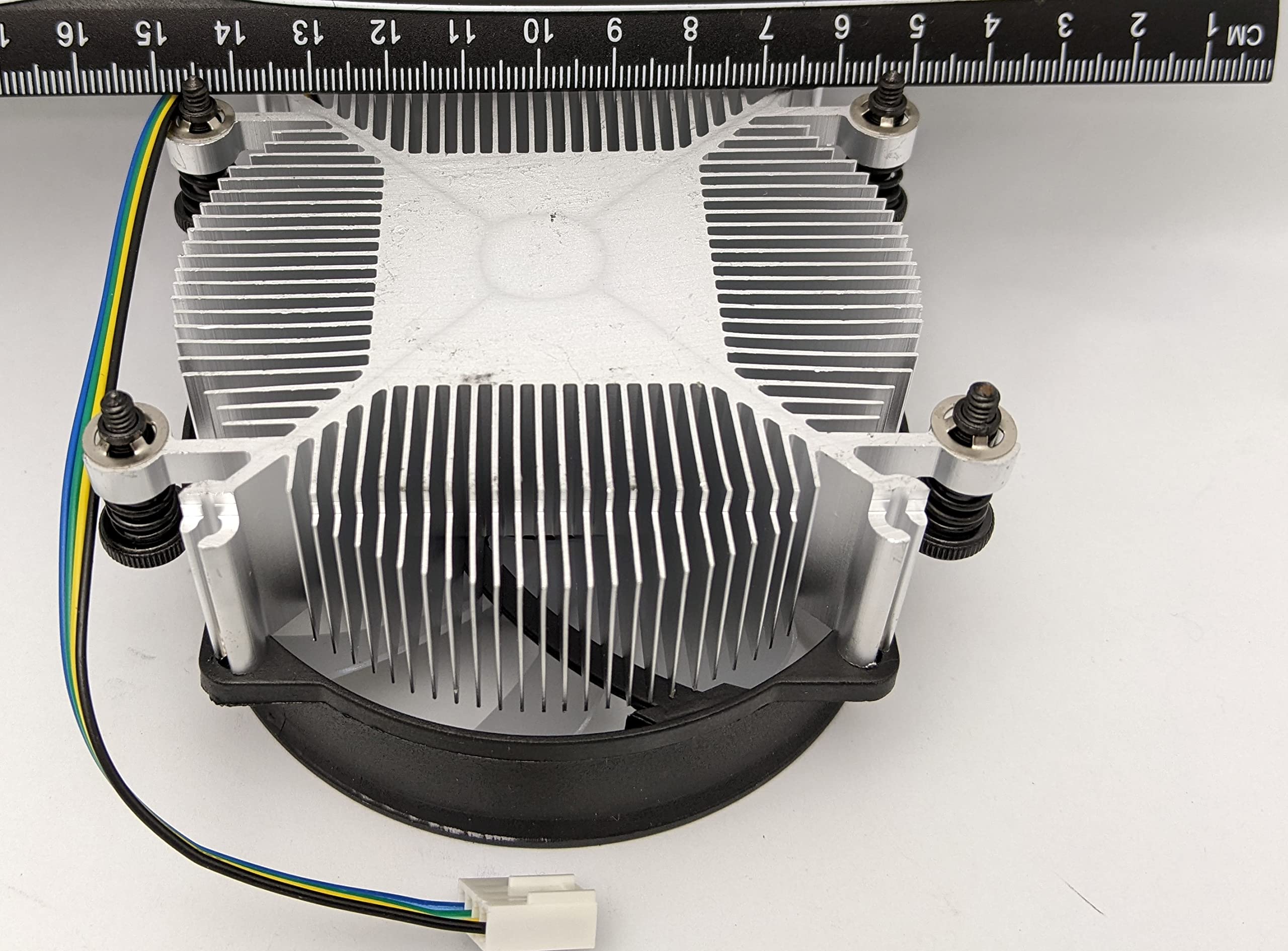 Wysokowydajny klimatyzator CPU z niebieskim oświetleniem LED, aluminiowym radiatorem i wentylatorem PWM 95 mm do procesorów AMD Ryzen 5, 7, 9/gniazdo AM4/AM5 do płyt głównych PC