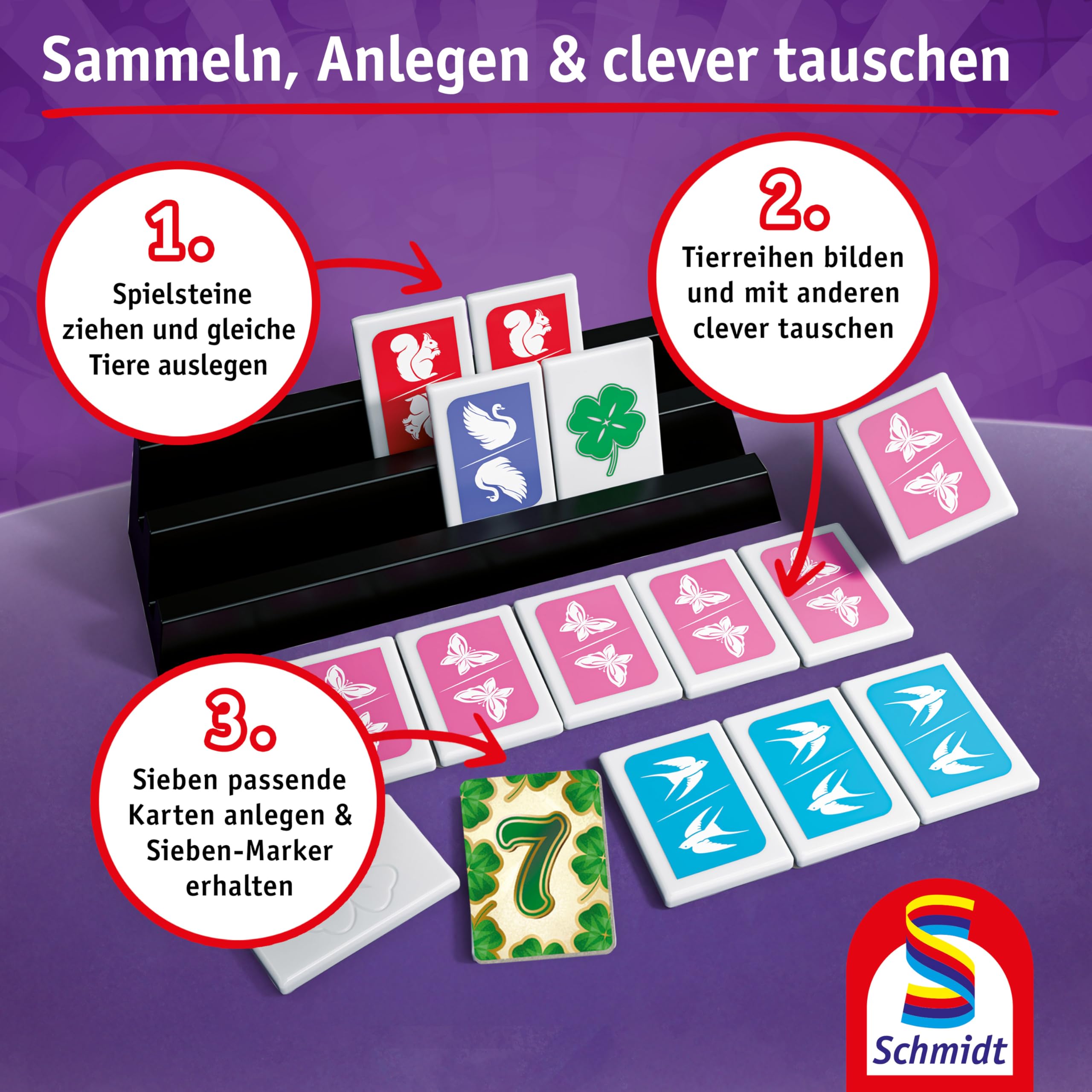 Schmidt Spiele 49467 MySeven, gra podróżna, gra niosek