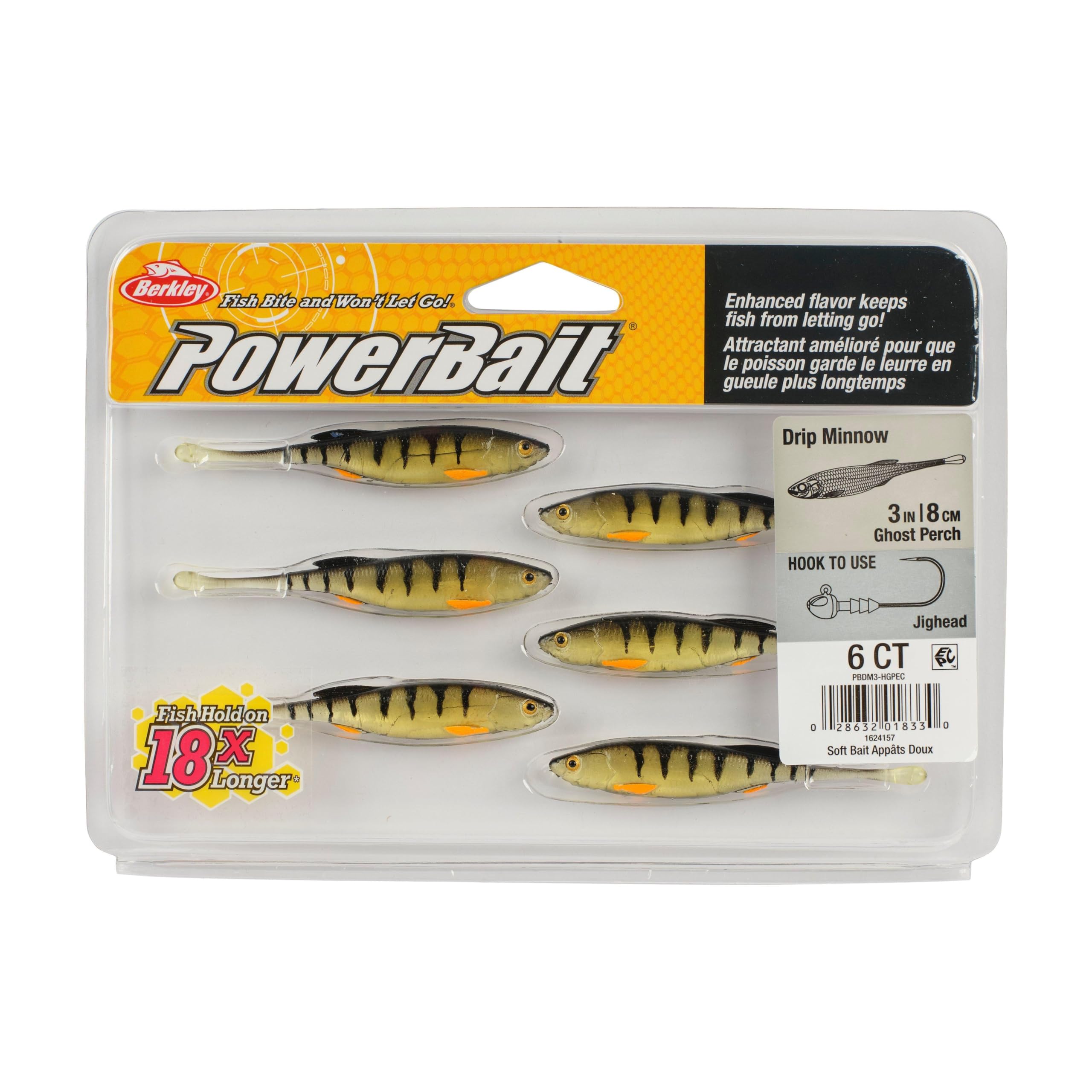 Berkley PowerBait Drip Minnow Fishing Soft Bait