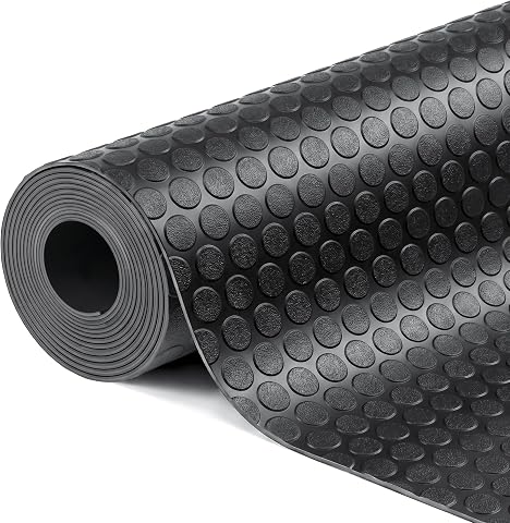 SEAL 6 x 20 FT Premium Garage Floor Mat, Solid 2.8mm Thick, Heavy Duty Waterproo