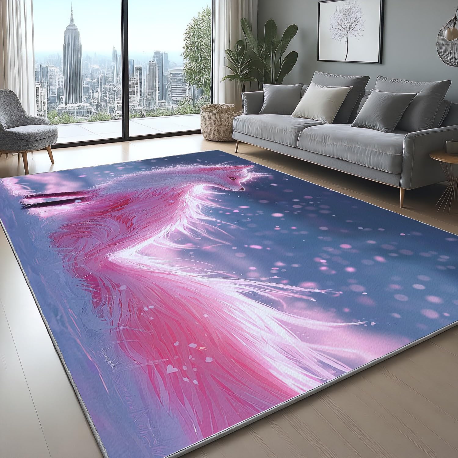 Genérico Dywan Anime Fantasy Żywy Różowy Nasze dywany są dostępne w różnych rozmiarach. 80 x 150 cm, na balkon
