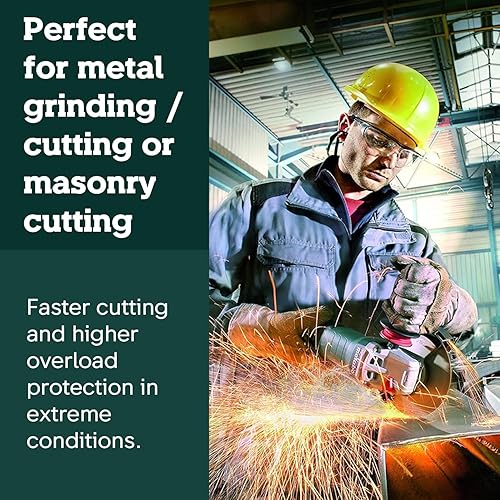 Miniatura 2 de Metabo Amoladora angular de 6 pulgadas, 10,000 RPM, 12 Amp, interruptor de paleta sin bloqueo, fabricado en Alemania, WP 13-150 Quick, 603633420,