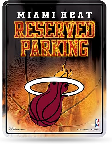 Miniatura 72 de Rico Industries NBA Basketball Metal Parking Sign
