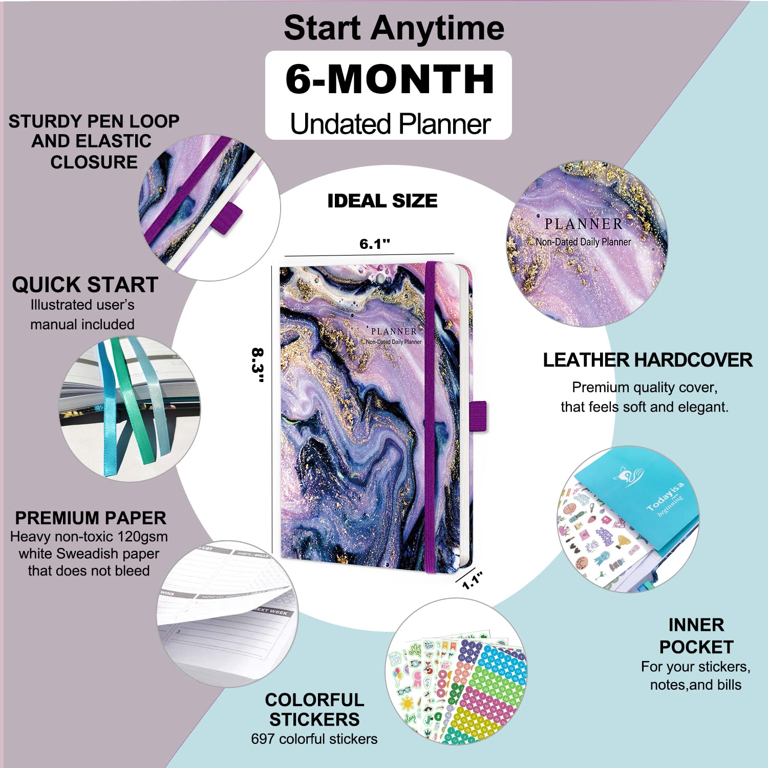 Agenda Quotidien, A5 Agenda Planner Organisateur, Agenda Et Calendrier