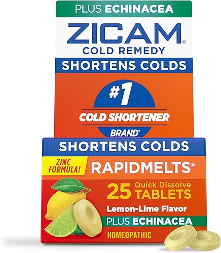 Zicam Cold Remedy RapidMelts - tabletas para el resfriado, 201202A, 1
