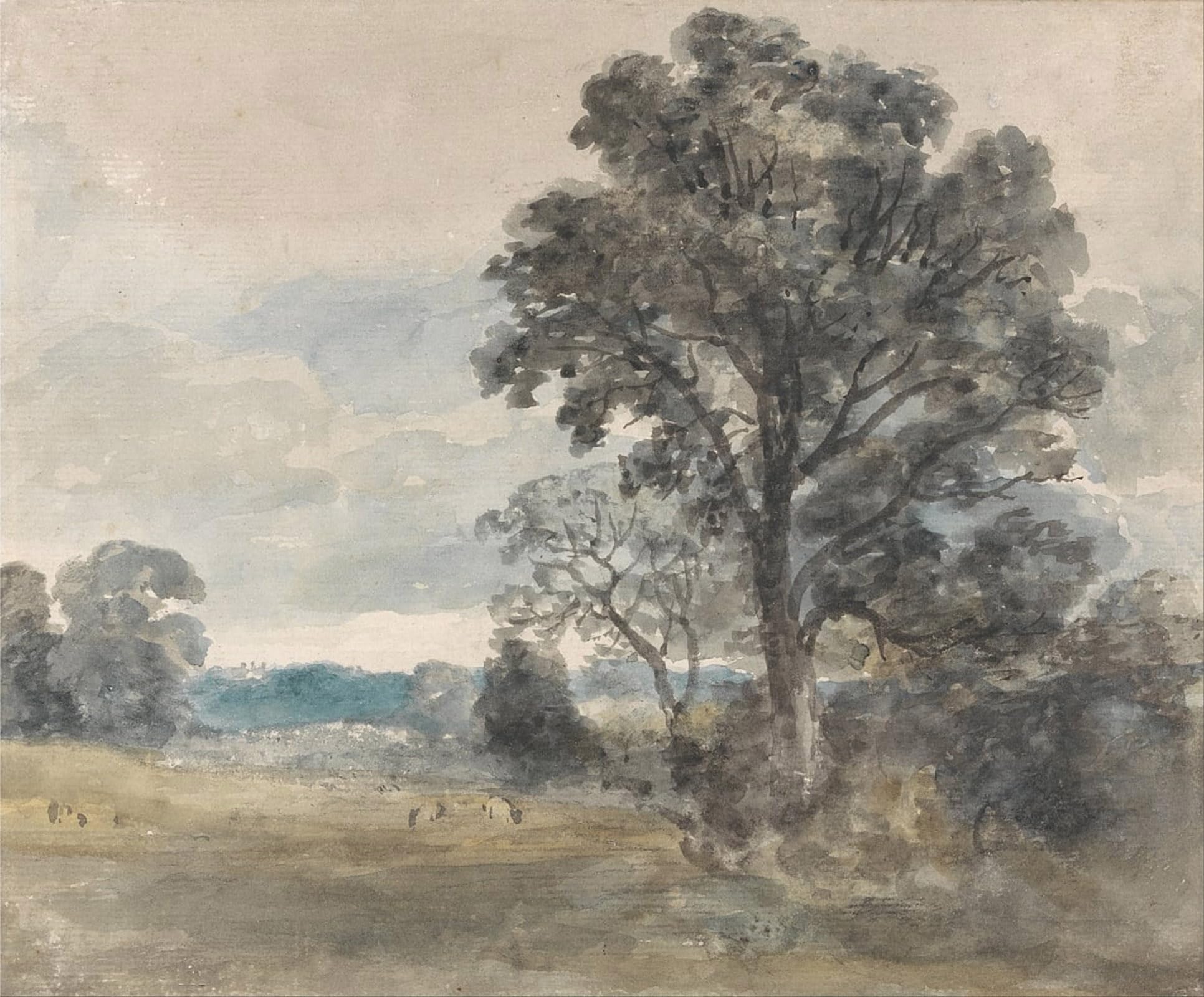 Toile Décor Art Mural Classique Paysage John Constable 60x90cm Peinture - 5