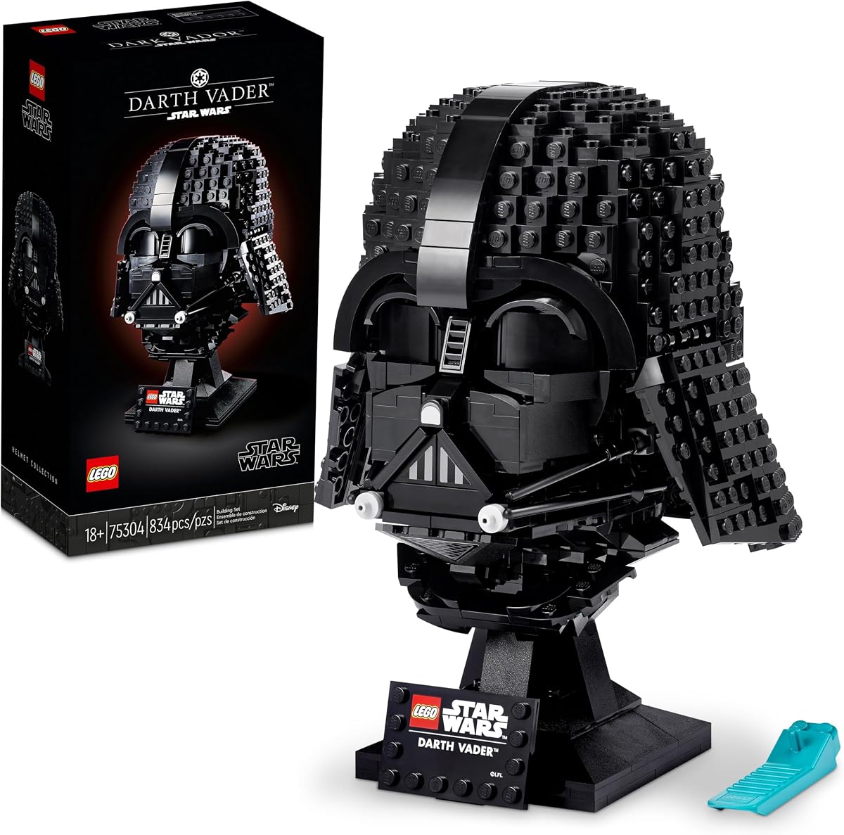 Star Wars Darth Vader Helmet Building Set for Adults - Collectible Model Kit for Men & Women, Ages 18+ Years - Gifts for Christmas for Men & Women - 75304