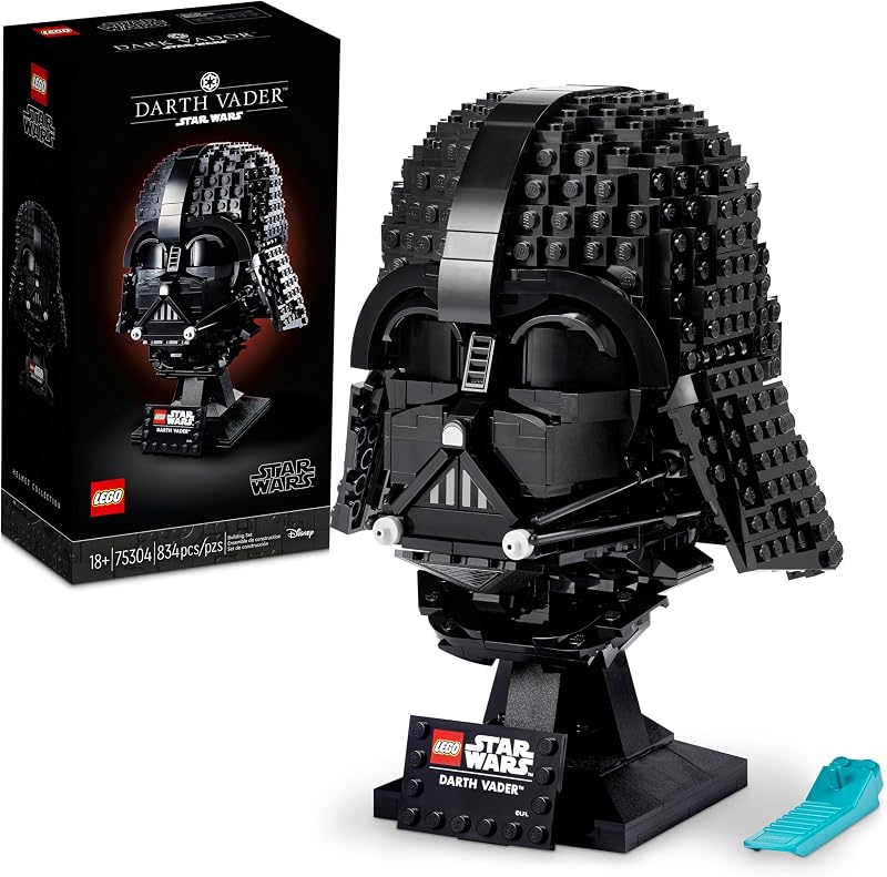 Star Wars Darth Vader Helmet Building Set for Adults - Collectible Model Kit for Men & Women, Ages 18+ Years - Gifts for Christmas for Men & Women - 75304