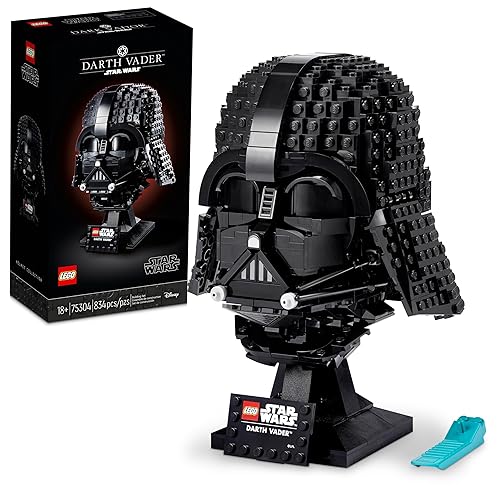 LEGO Star Wars Darth Vader Helmet Set, Mask Model Kit for Adults to Build and Display, Collectible Star Wars Home Décor, Graduation Gift Idea, 75304