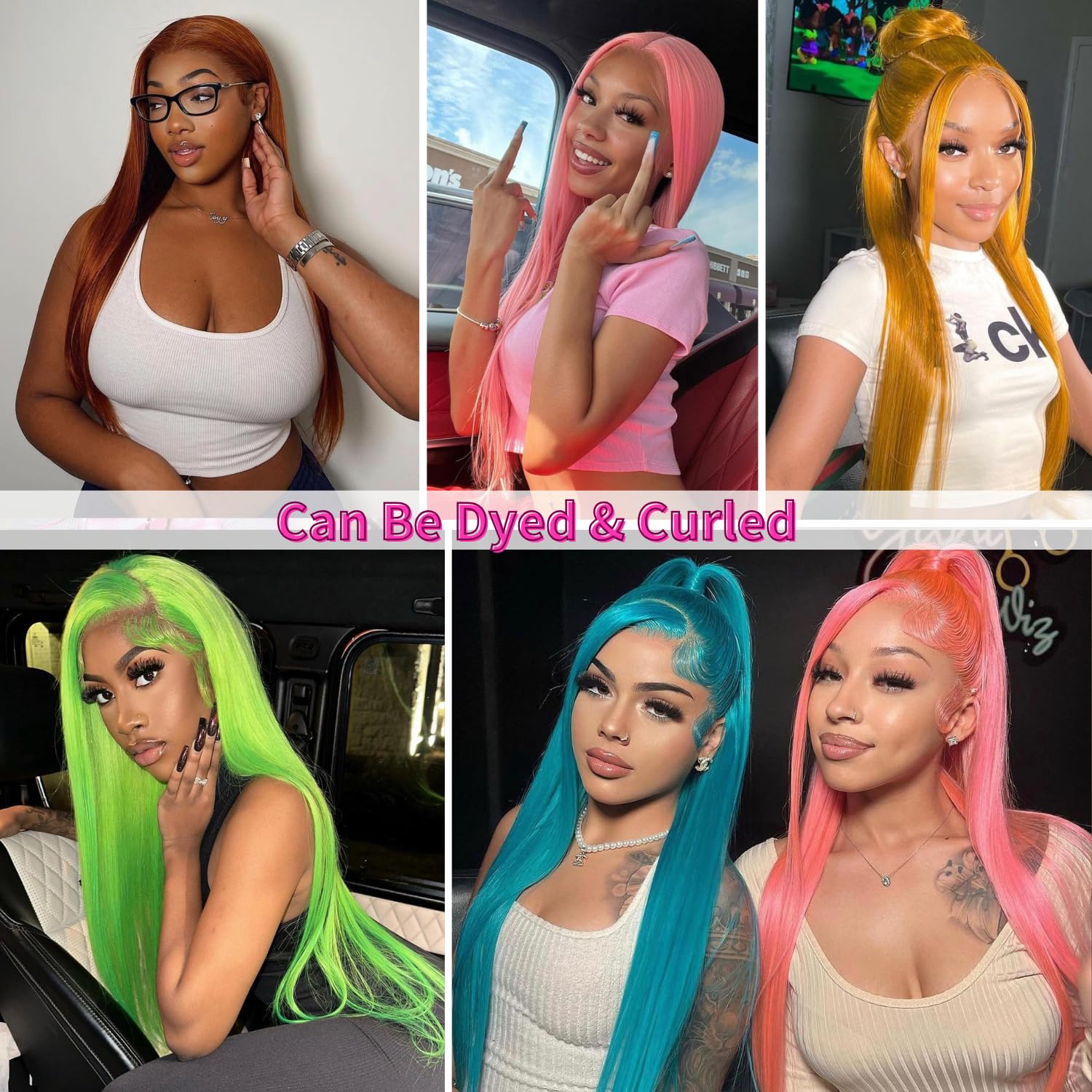 GZX 613 13x4 Lace Front Wig Human Hair 180% Density Straight Lace Front Wigs Pre Plucked with Baby Hair 28 Inch HD Transparent Lace Frontal Wigs human hair for Women
