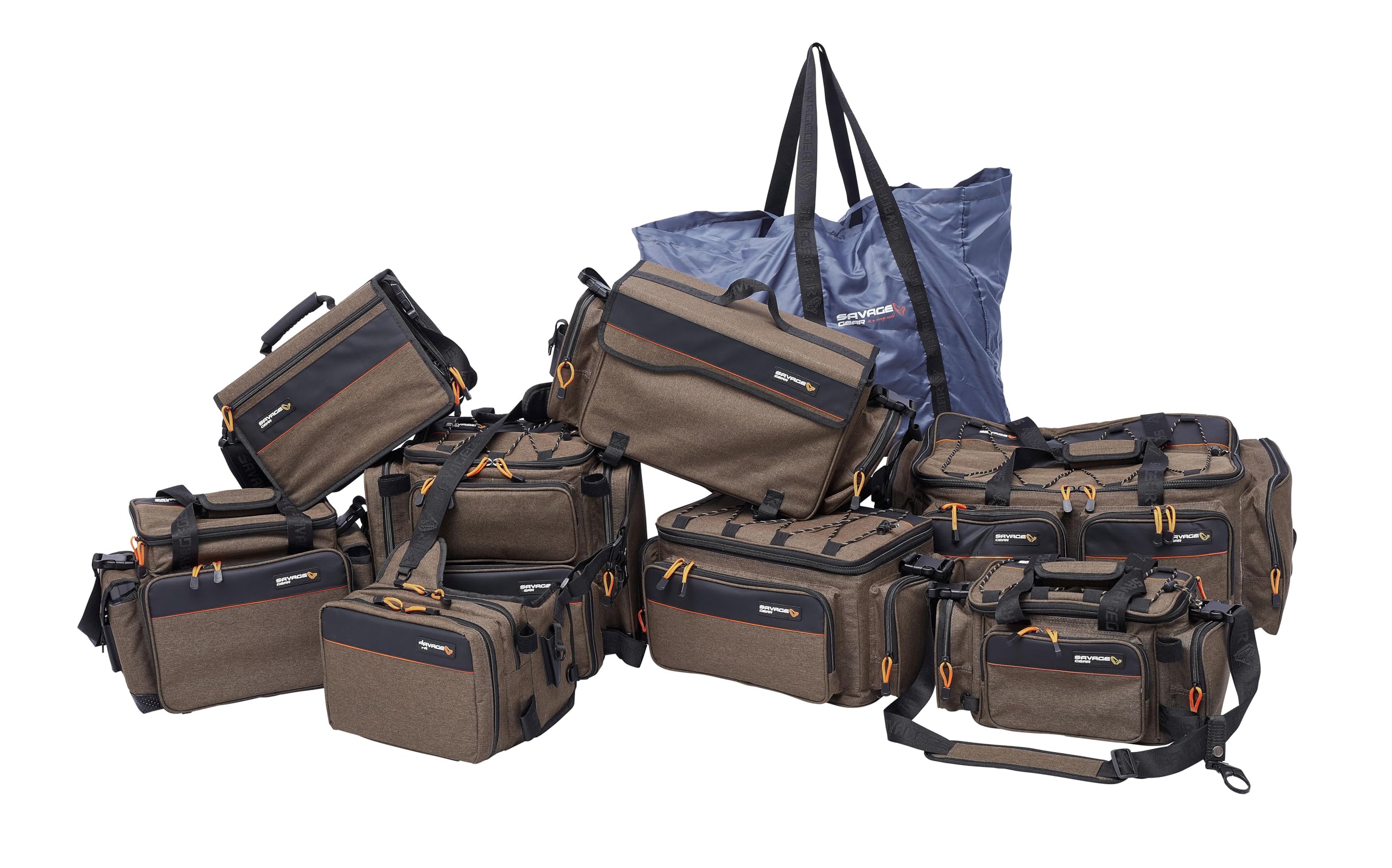 Savage Gear Sac à Dos spécialisé - Sac à Dos de pêche étanche avec Compartiments de Rangement Multiples, protégées Contre Les UV, idéal pour Les pêcheurs en mer, en Bateau et en Voyage 23L