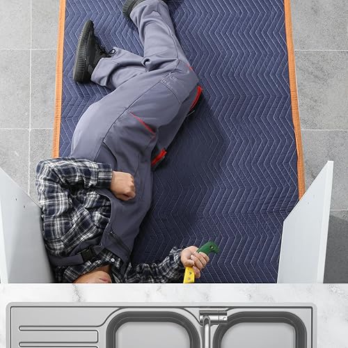 Miniatura 10 de VEVOR YB085-35 Mantas móviles, 35 librasdz, 12 paquetes, azulnaranja