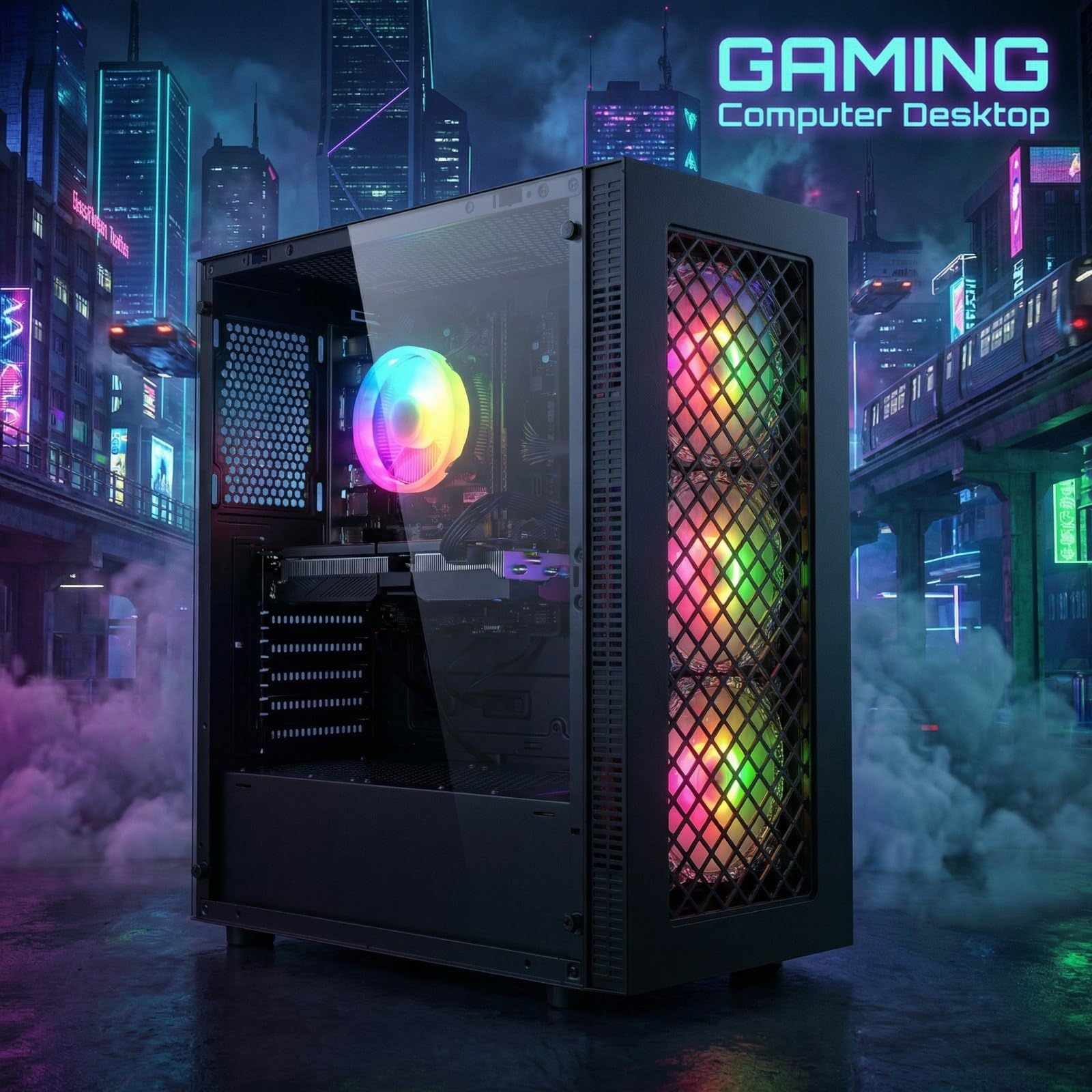 STGsivir PC Gamer Fixe, Core i7 Gen8, RTX 2060 Super 8G, 32G DDR4,1T SSD